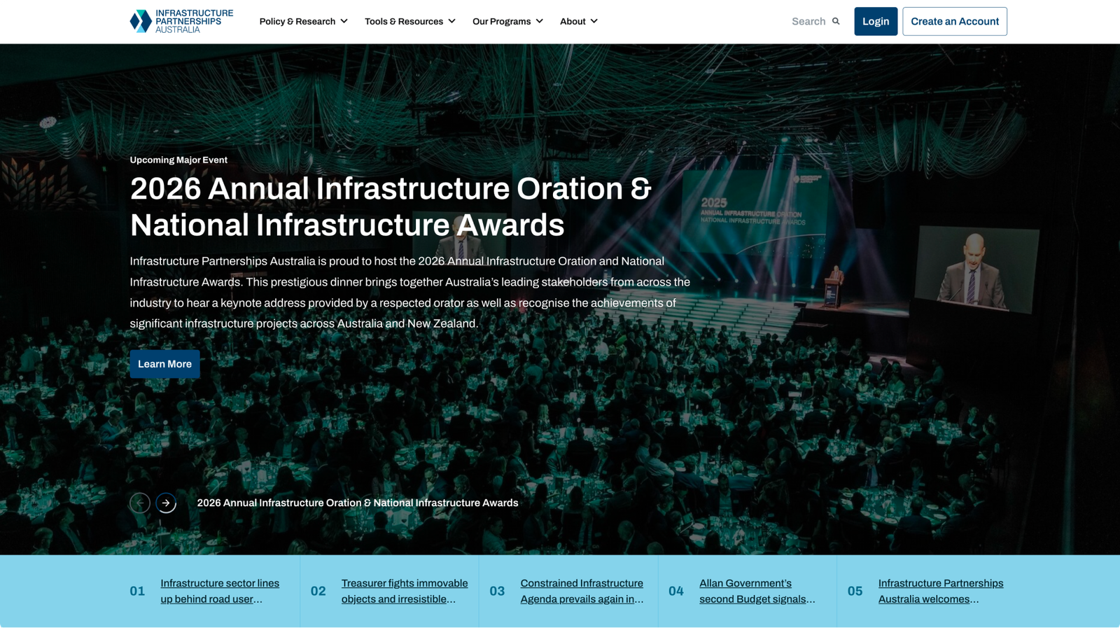 Infrastructure Partnerships Australia membership platform